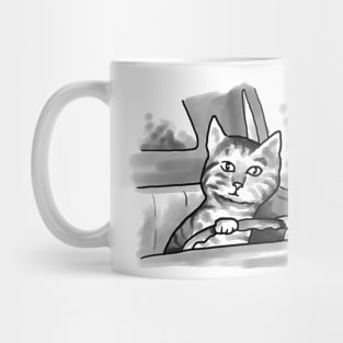 Cat Driving Mug